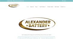 Desktop Screenshot of alexanderbattery.com
